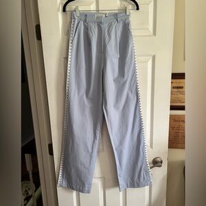 Anthropologie Light Blue Wide Leg Pants